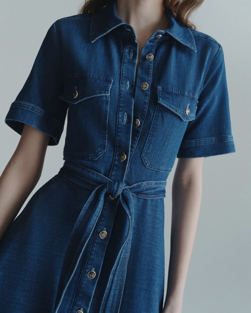 Denim dress