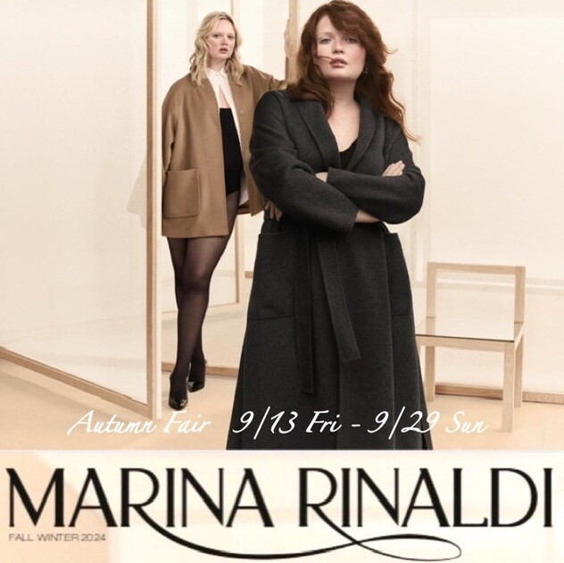 予告〈MARINA RINALDI〉Autumn Fair 