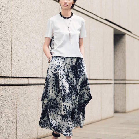 MORABITO PREMIER モラビトプルミエ　リーフ柄Tシャツ　⑥ モラビトプルミエ | モラビト | 大丸芦屋店公式 SHOP BLOG