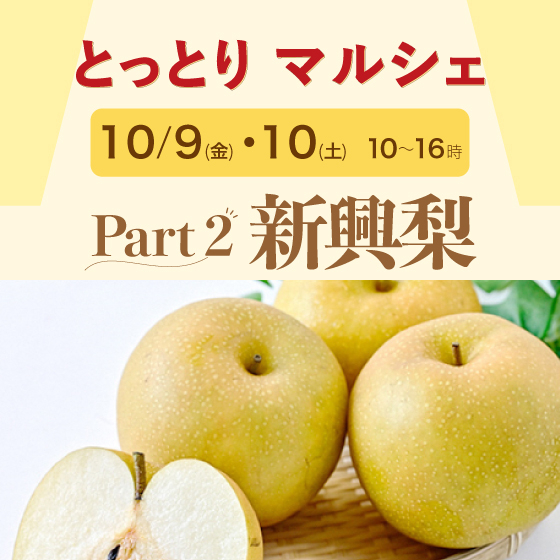 ✨Part 2新興梨✨とっとりマルシェ