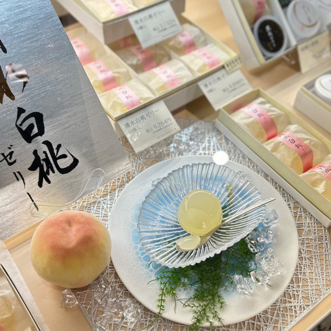 清水白桃ゼリー🍑✨