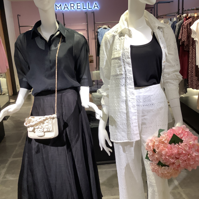 サマーブラック🖤&ホワイト🤍コーデ