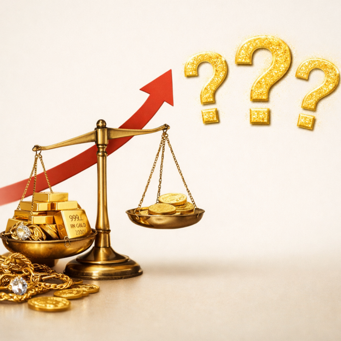 「金が高い」っていうけど、具体的にどのくらい高いの？