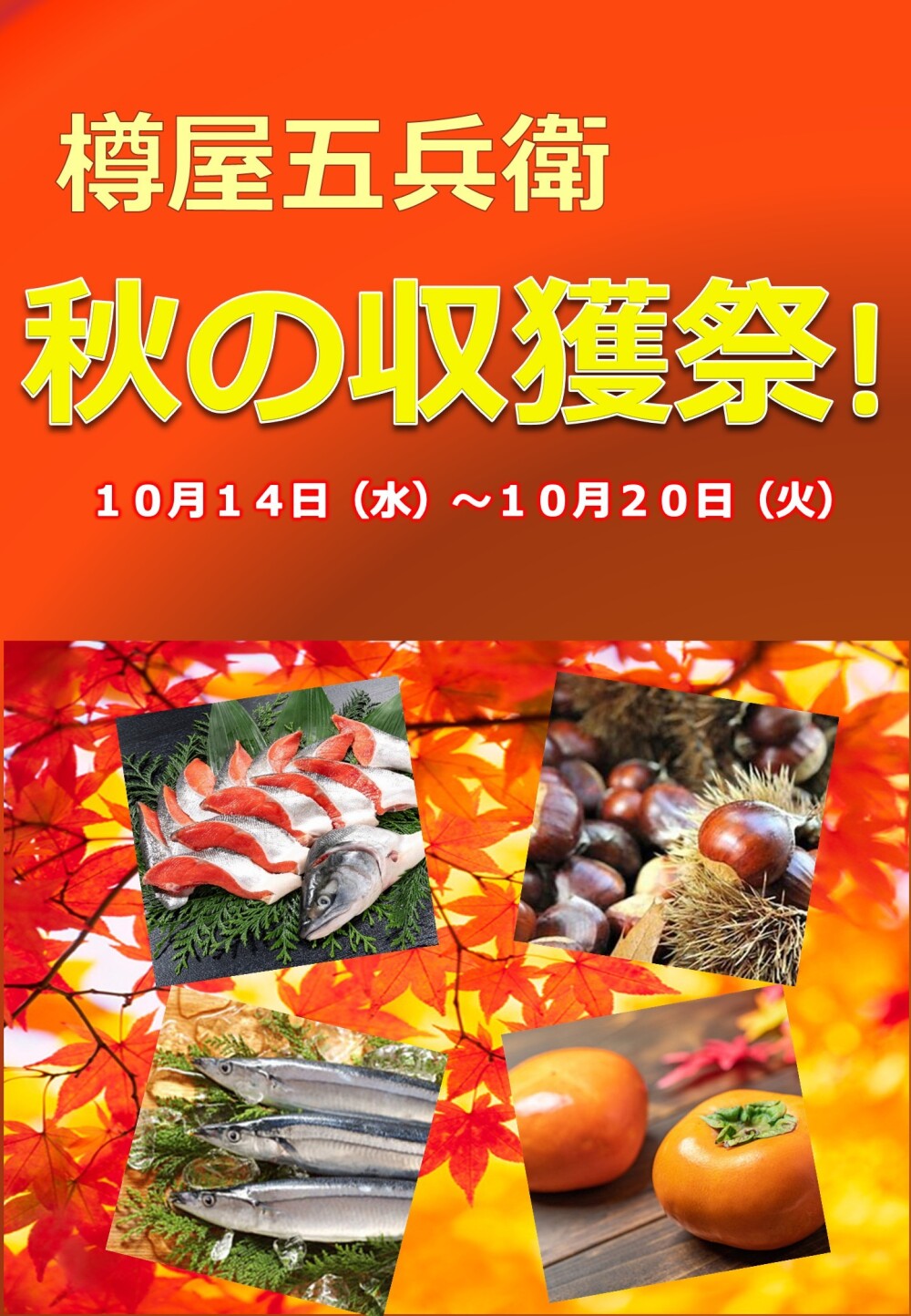 秋の収獲祭！日本の秋味  AUTUMN FESTIVAL✨