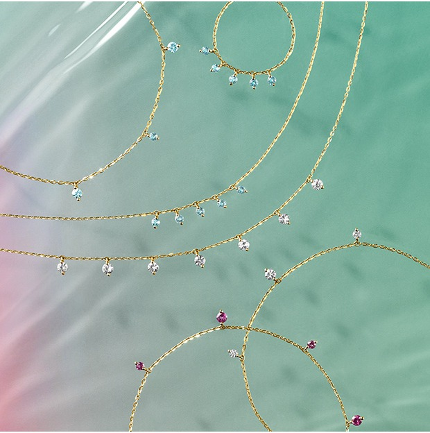 【STAR JEWELRY】新作「Dew Drops」で叶える春夏のレイヤードスタイル