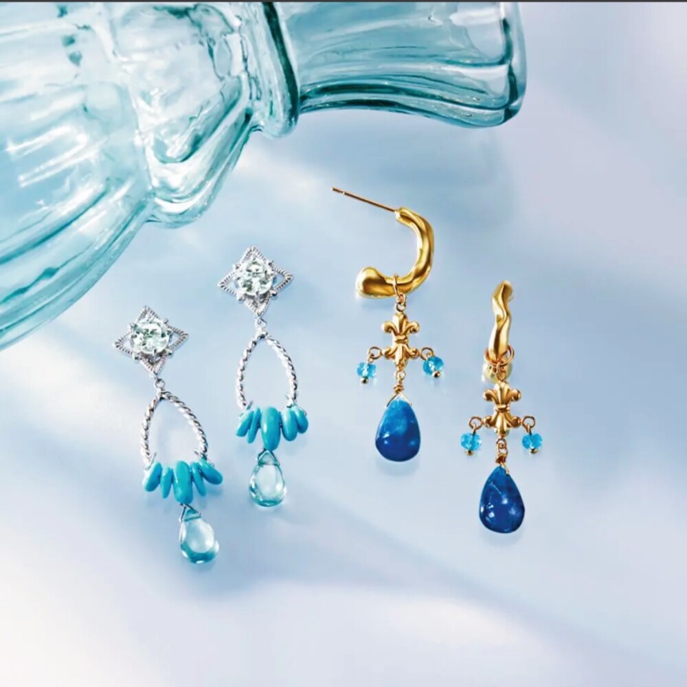 ベースだけでも楽しめるチャームセットピアス☆Summer Collection☆