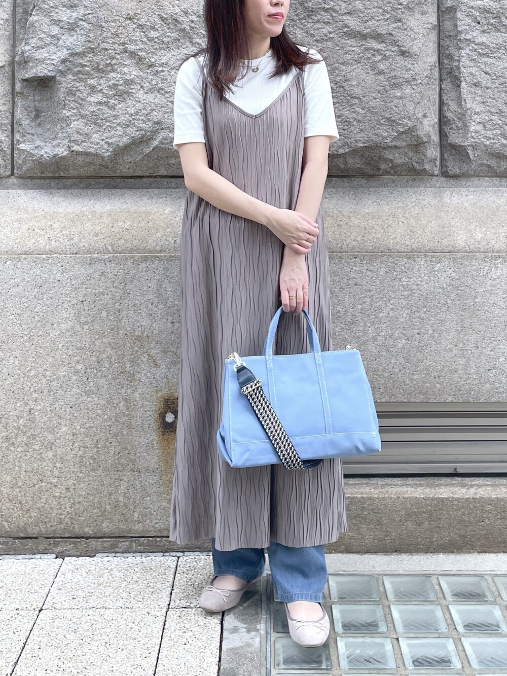 カラーキャンバス素材で夏コーディネート♪