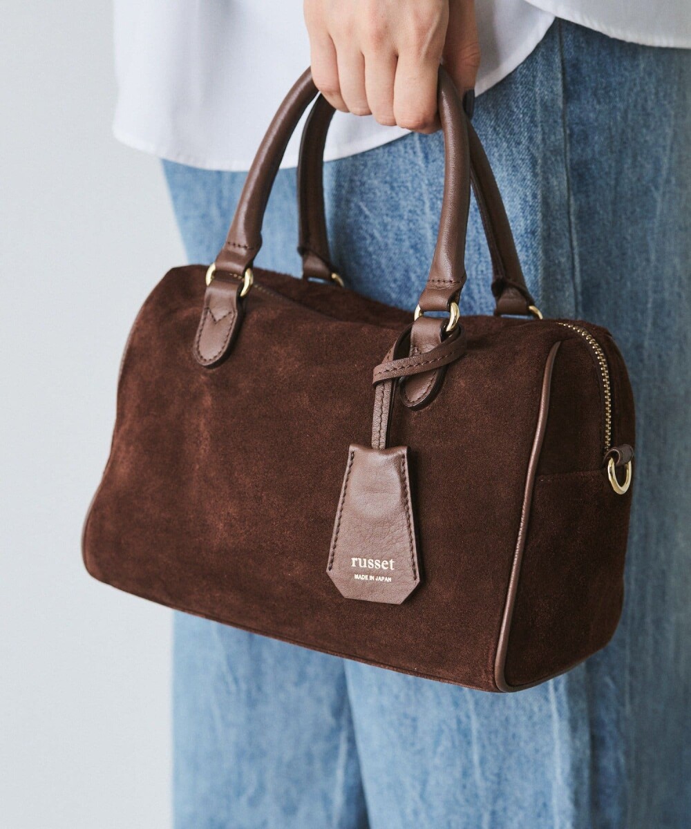 『ラシット』人気のスエードボストンバッグが再入荷♪