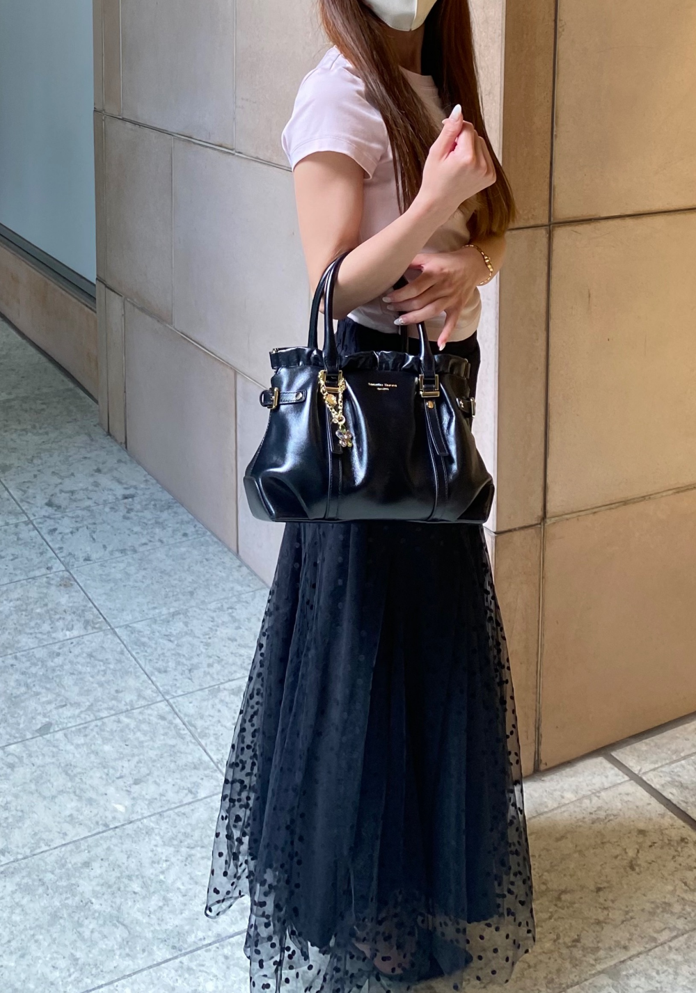 大人フェミニン❣️大人気フリルバッグ💐