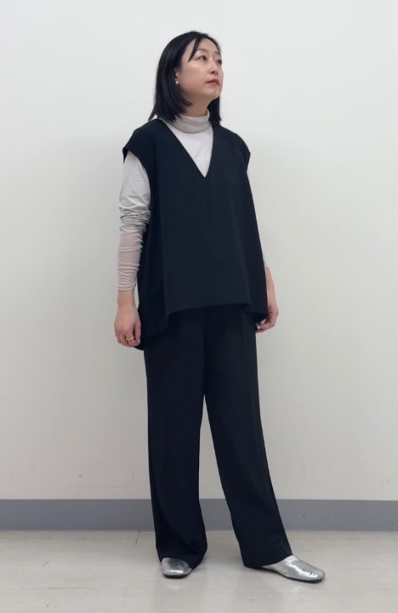 様々なシーンで使えるジレセットアップです✨