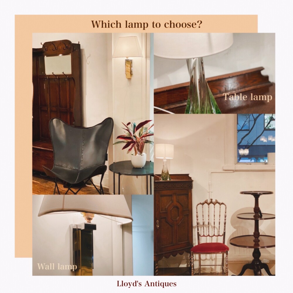 Which lamp to choose?〈ロイズ・アンティークス〉