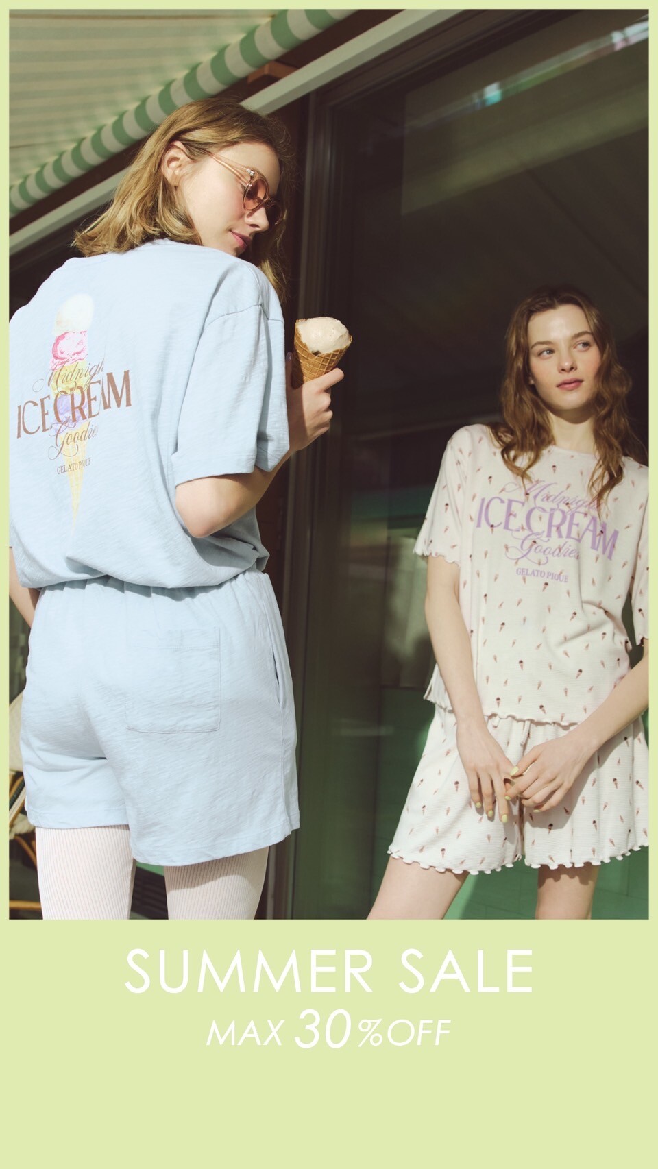 【gelato pique】7/1（火）〜 サマーセールのご案内