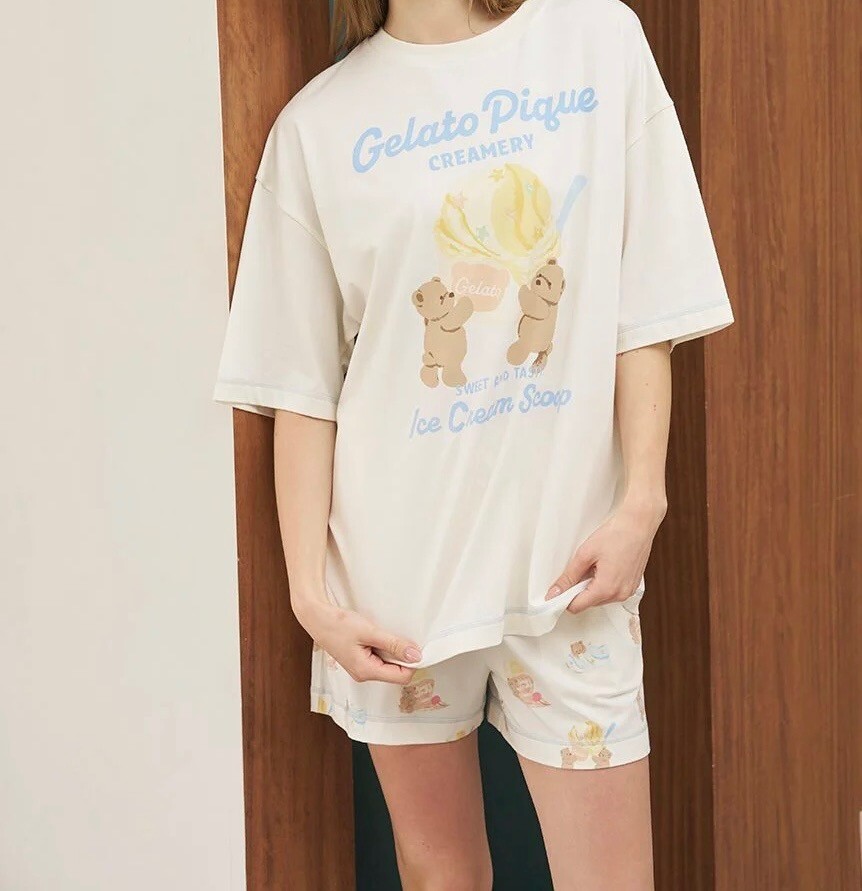 【gelato pique】親子でおそろい！アイスベア&グラデーションボーダー🧸🍨