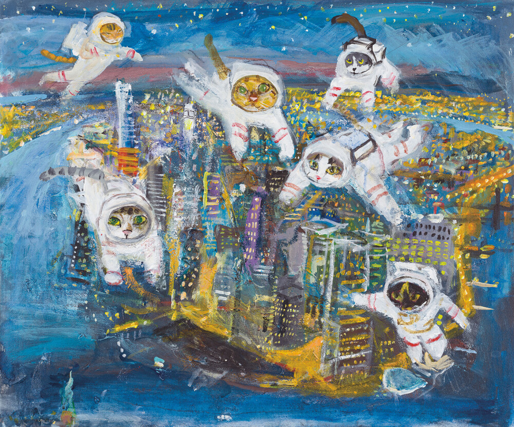 久下貴史　原画・版画展～マンハッタナーズの猫たち～