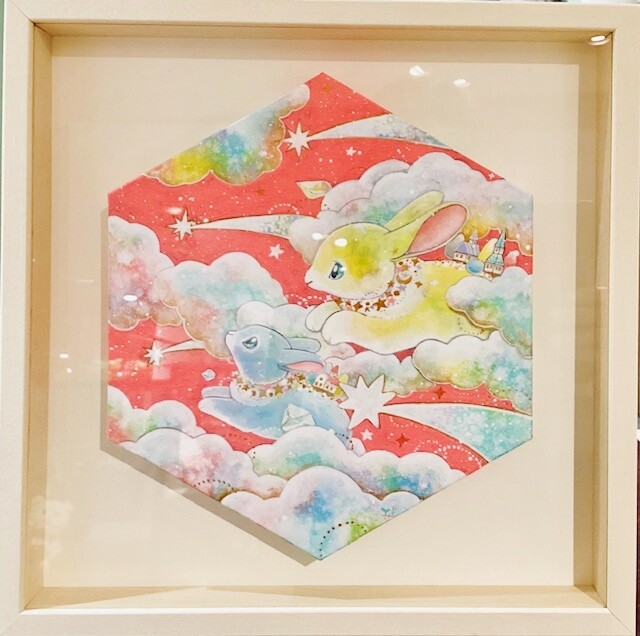かわいらしい動物たちの幸せなひとときを描いた作品