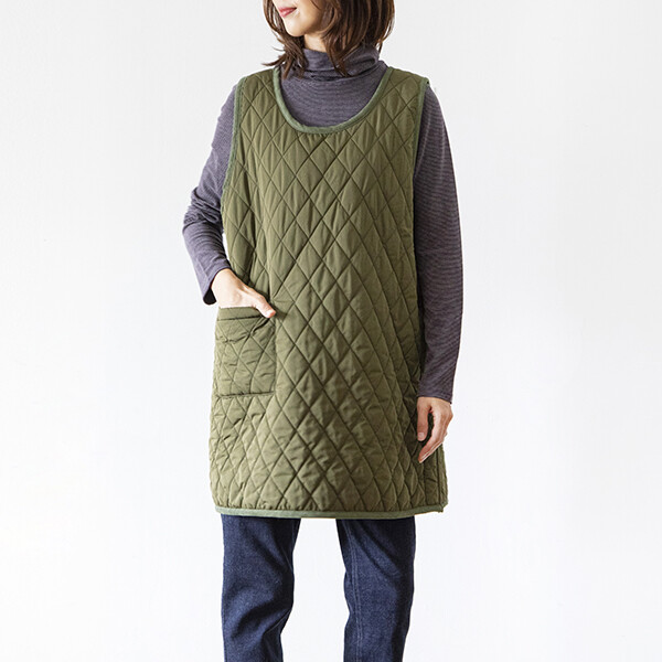 おうちでキッチンであったか 温活 キルティングエプロン 栗原はるみ 大丸神戸店公式 Shop Blog おうちでキッチンであったか 温活 キルティングエプロン 栗原はるみ 大丸神戸店公式 Shop Blog