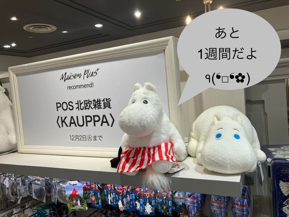 POS 北欧雑貨　〈KAUPPA〉　あと1週間です✨