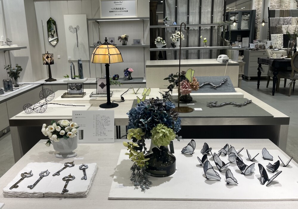 【開催中】～六月の定点～尾崎雅子　ステンドグラス作品展　