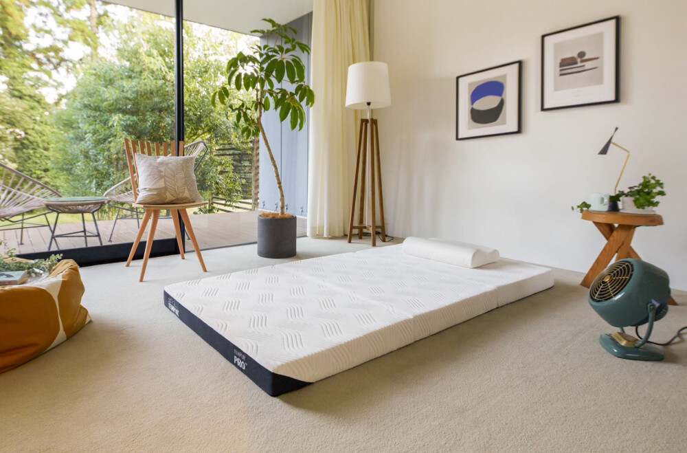 【テンピュール】フトンシリーズ🍀三つ折りできる薄型マットレス