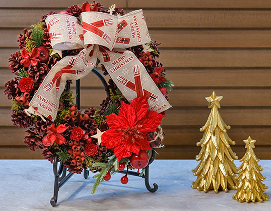 2023 クリスマスリース　Xmas wreathe tree & Gift