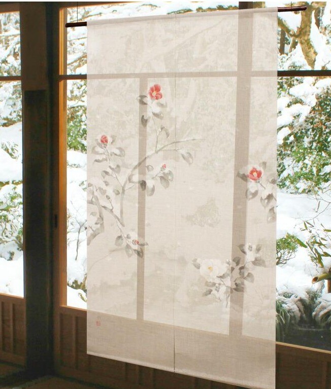 空間を華やかに彩る～麻のれん～
