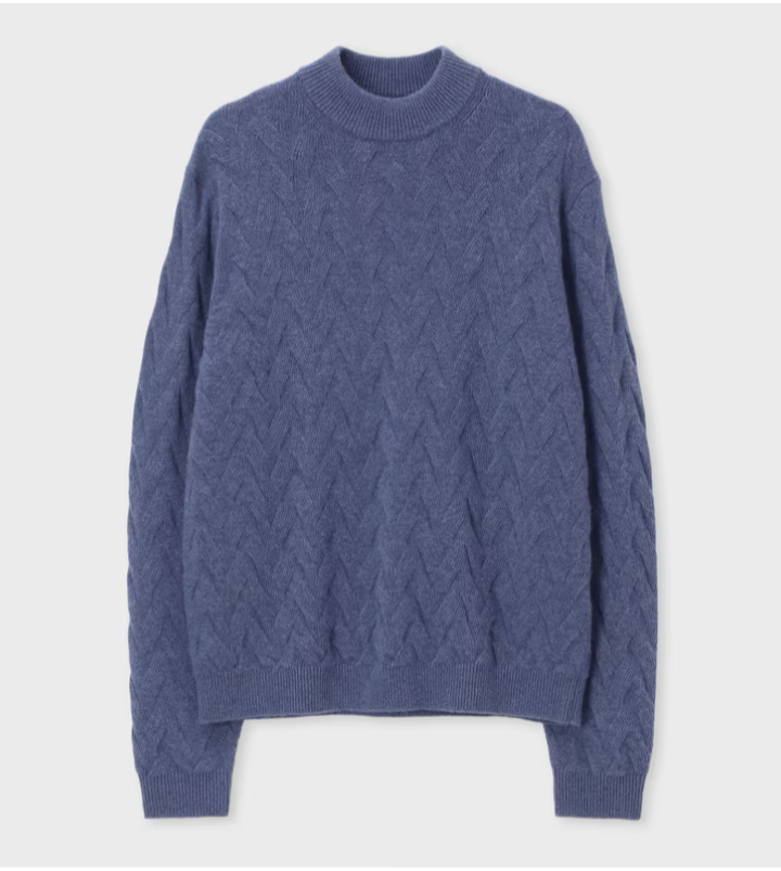 ULTRA-FINE MERINO WOOL CASHMERE BLEND KNIT / SEMNOZ