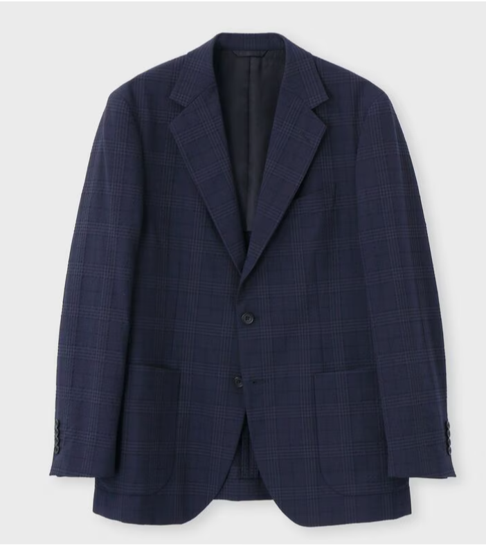 HYBRID SEERSUCKER CHECK JACKET
