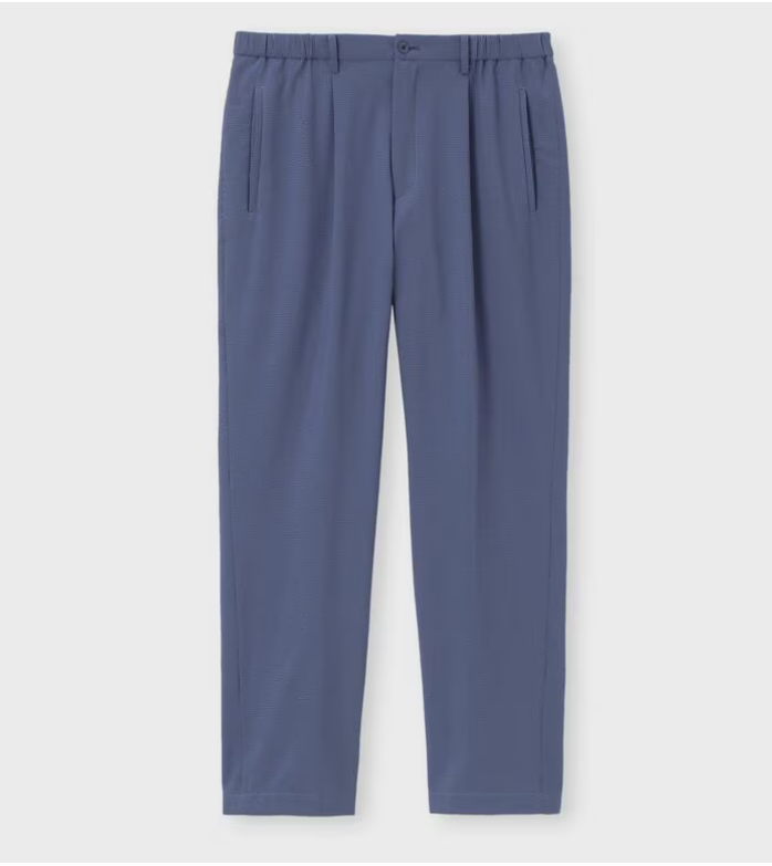 2WAY STRETCH SEERSUCKER CASUAL SLACKS