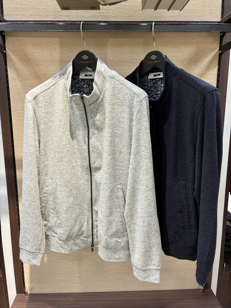季節の変わり目に【トップメランジピケジップアウター】