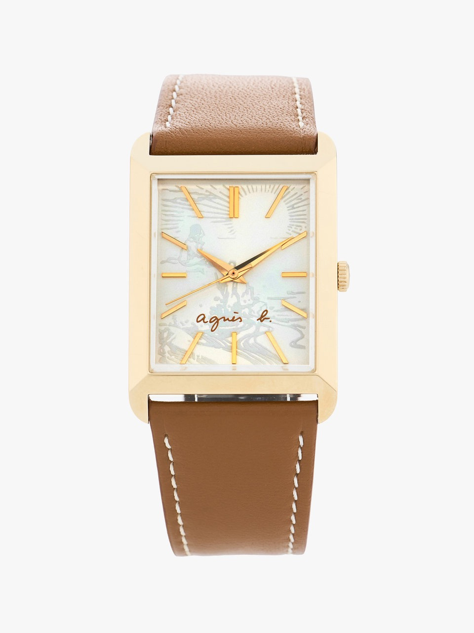 手元を彩る⌚スクエアウォッチ