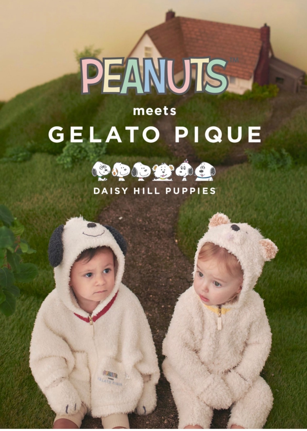 【ジェラートピケ】”PEANUT PUPPIES”シリーズ入荷しています！