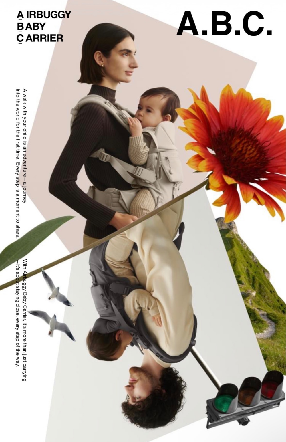 【期間限定】エアバギー抱っこ紐『A.B.C.』展示いたします！