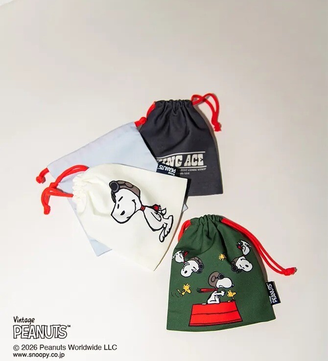 SHIPS KIDS　PEANUTS ポーチ