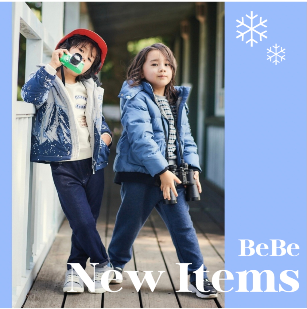 【BeBe】11月新作のご紹介👦🏻⛄️✨