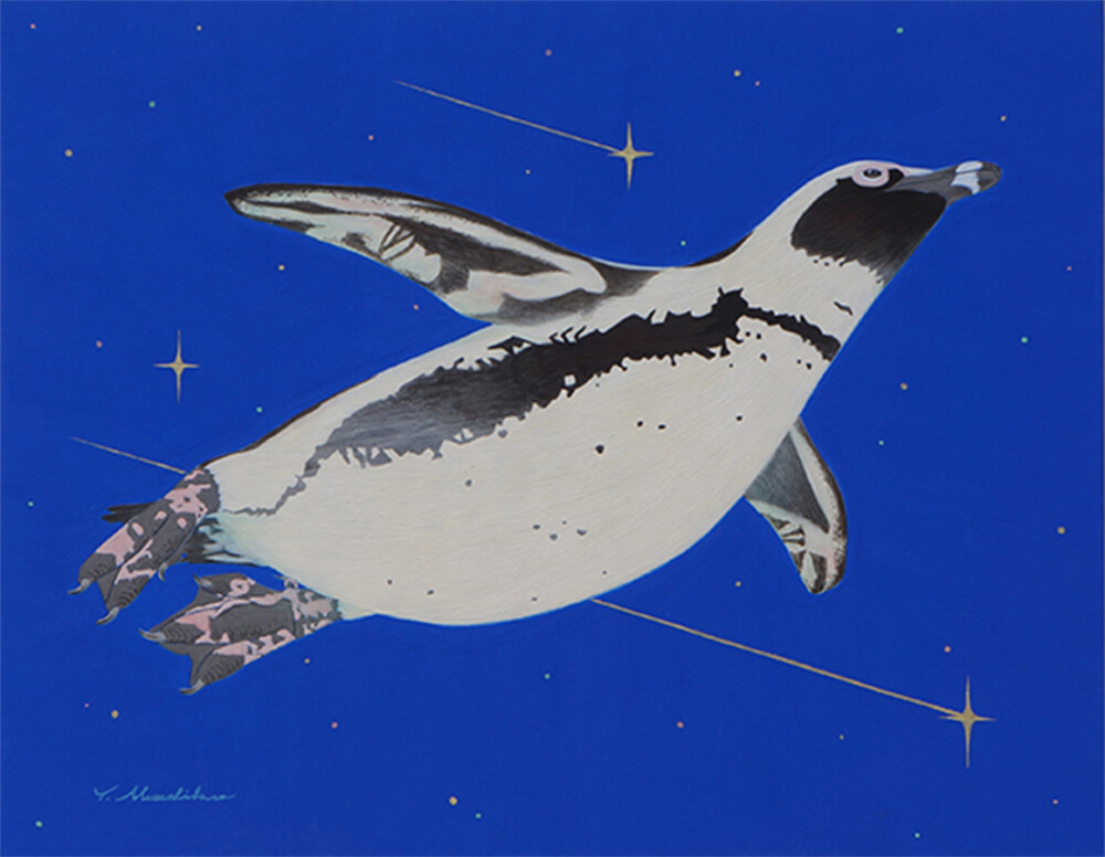 飛んで、走って、泳ぐ 武蔵原 裕二 日本画展