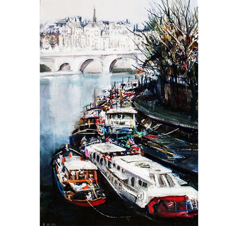 ― いまを生きるパリを描く ― 岩見 健二 油絵展