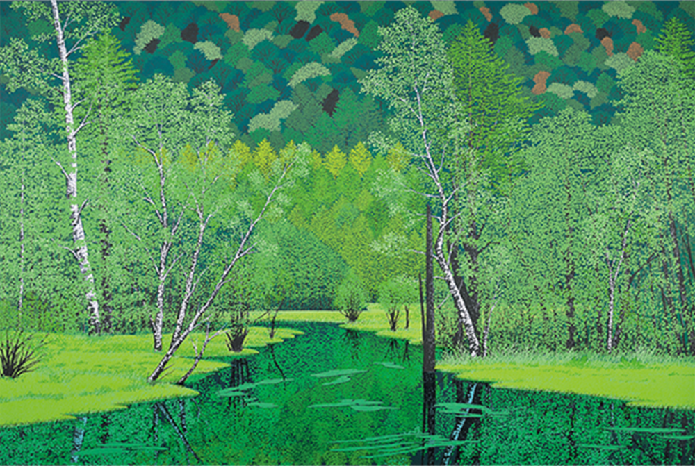 自然美への賛歌・日本百名山　小暮真望版画展