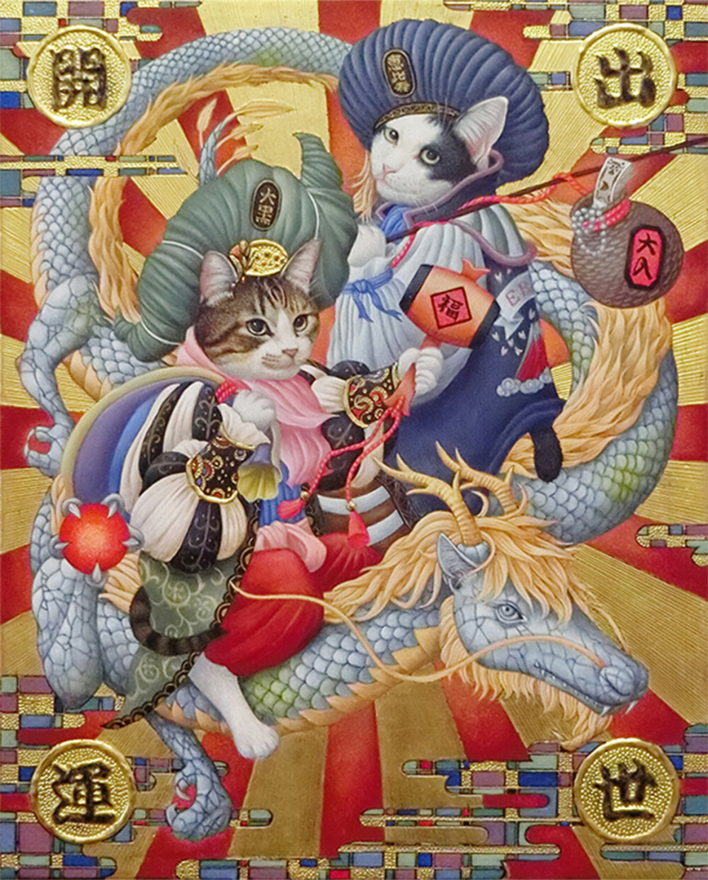 高根沢 晋也と 吉祥アート絵画展