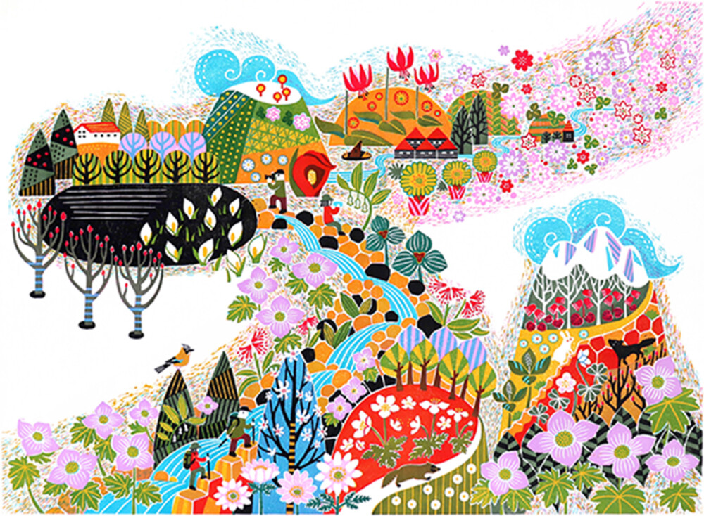 久木 朋子木版画展