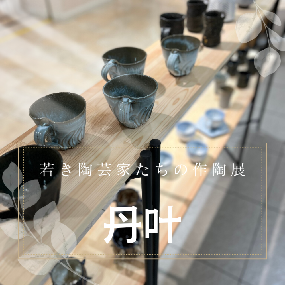 うつわ好きな方あつまれ〜！若手陶芸家の個性的な器たちが待っています♪