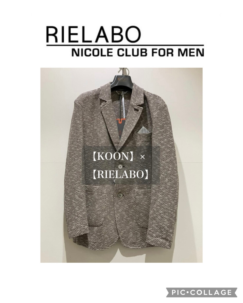 イタリア発【KOON】×【RIELABO】コラボジャケット