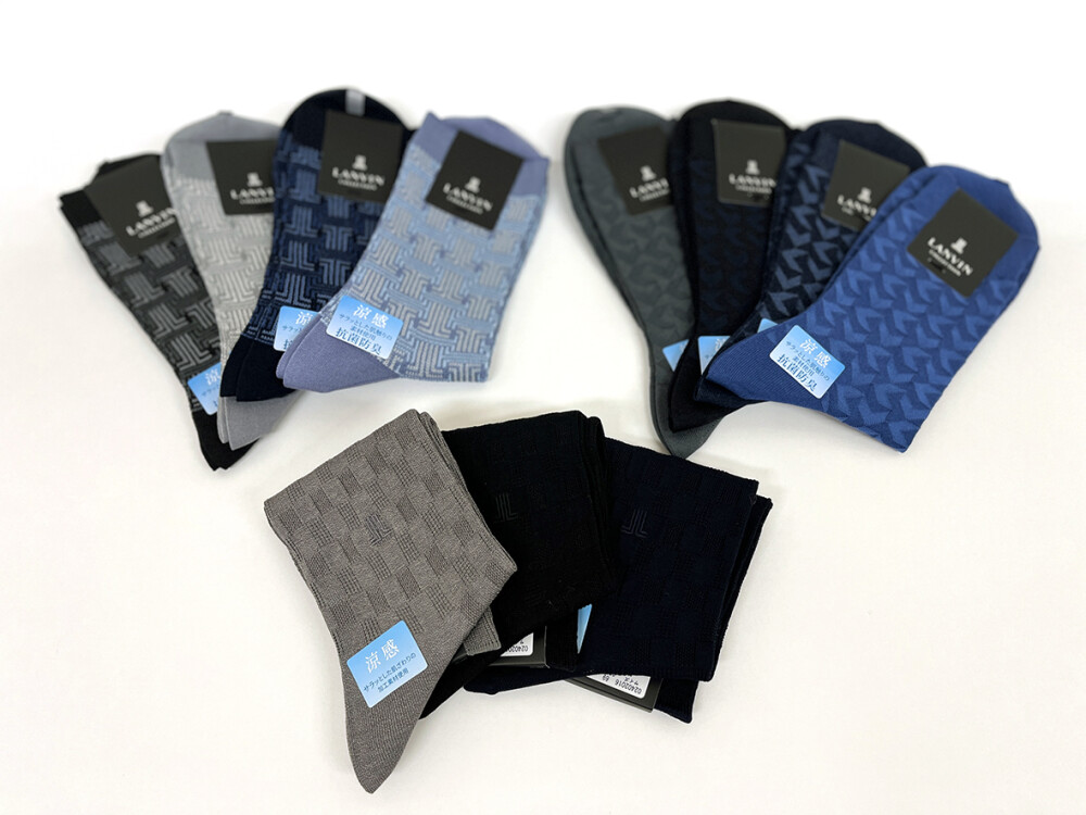 LANVIN COLLECTION 涼感ビジネスソックス