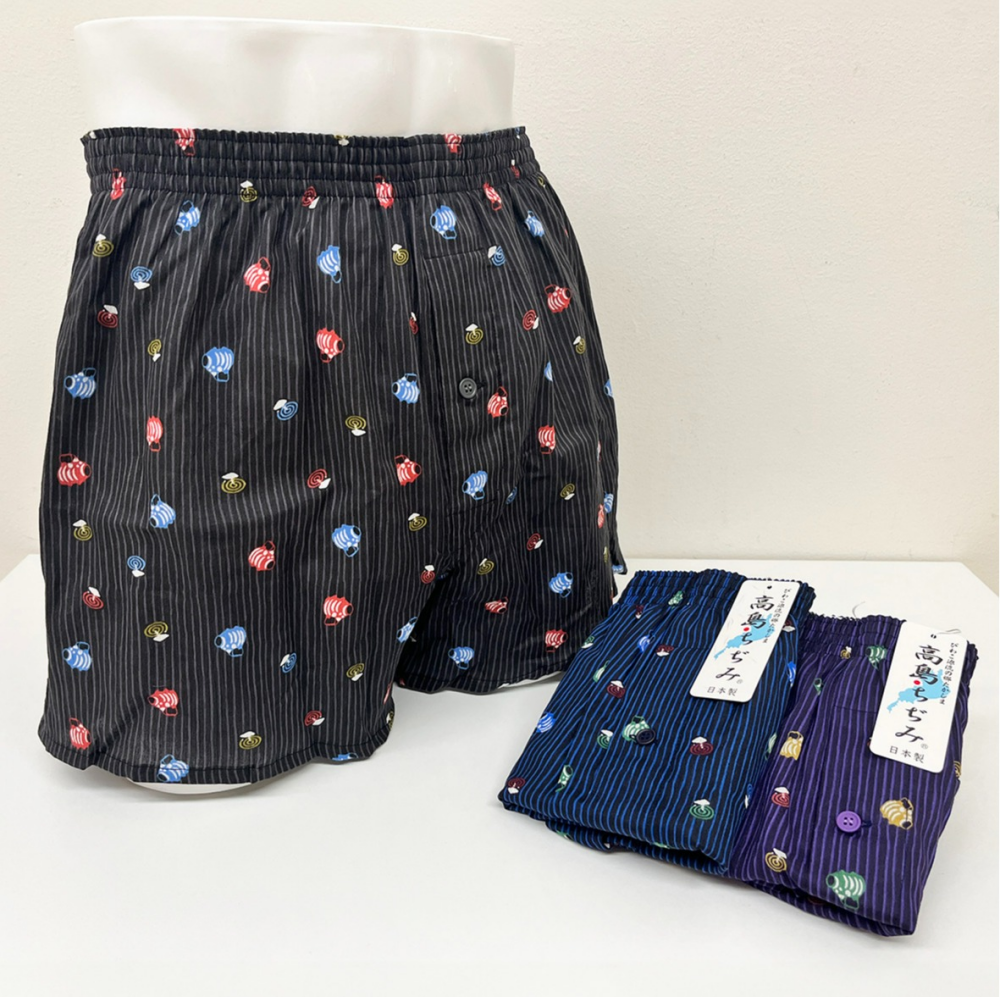 夏に心地よい高島ちぢみトランクス＆ステテコCOMME CA MEN
