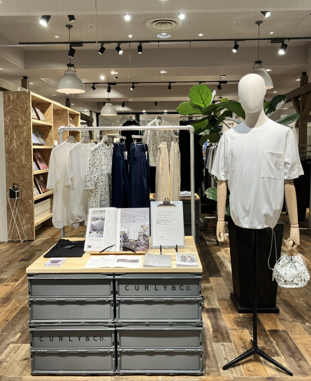 【CURLY&Co.】POP-UP終了まであとわずか！DRAWSTRING POCKET TEEのご紹介☆