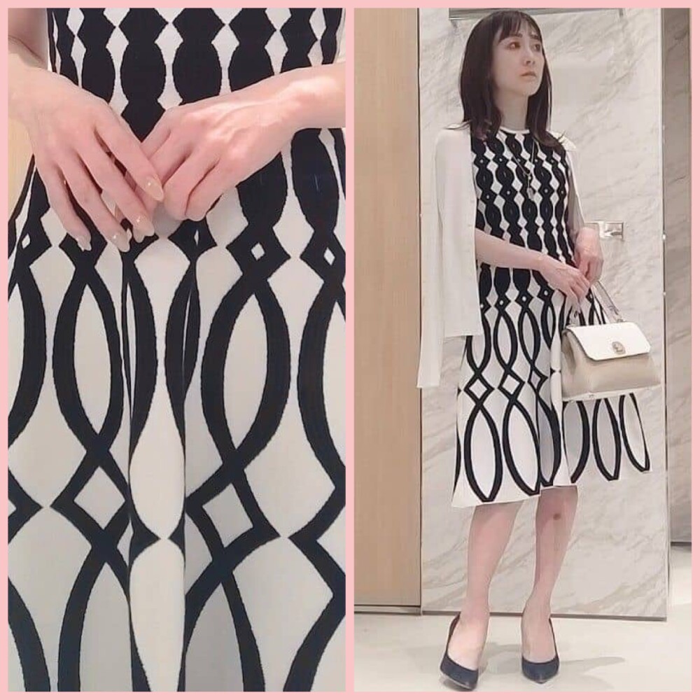 ホットセール - アートトラベルシューズ 🌟主役級🌟ANTONINO VALENTI 幾何ワンピース👗🩰*° | エッセンス ワンピース