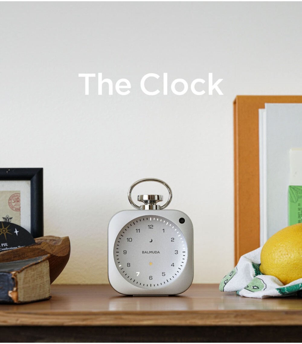 【バルミューダ】新製品 The Clock