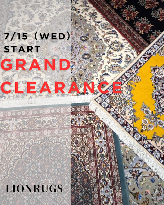 【予告】GRAND CLEARANCE開催