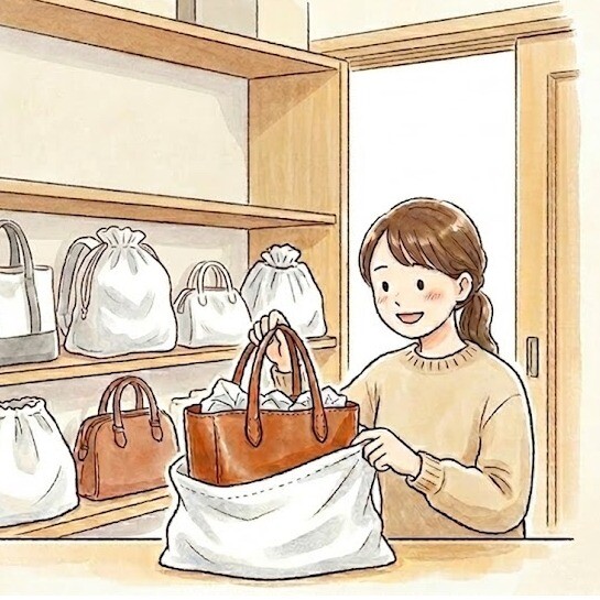 【梅雨対策】鑑定士のバッグ保管術