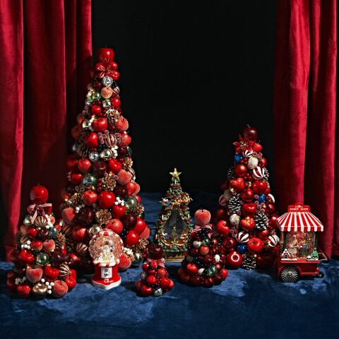 アフタヌーンティー クリスマス りんごのツリー 2018 付属品一式あり美品 アフタヌーンティー クリスマス りんごのツリー 2018 付属品一式