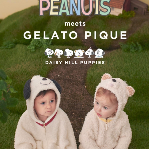 ジェラートピケ】”PEANUT PUPPIES”シリーズ入荷しています